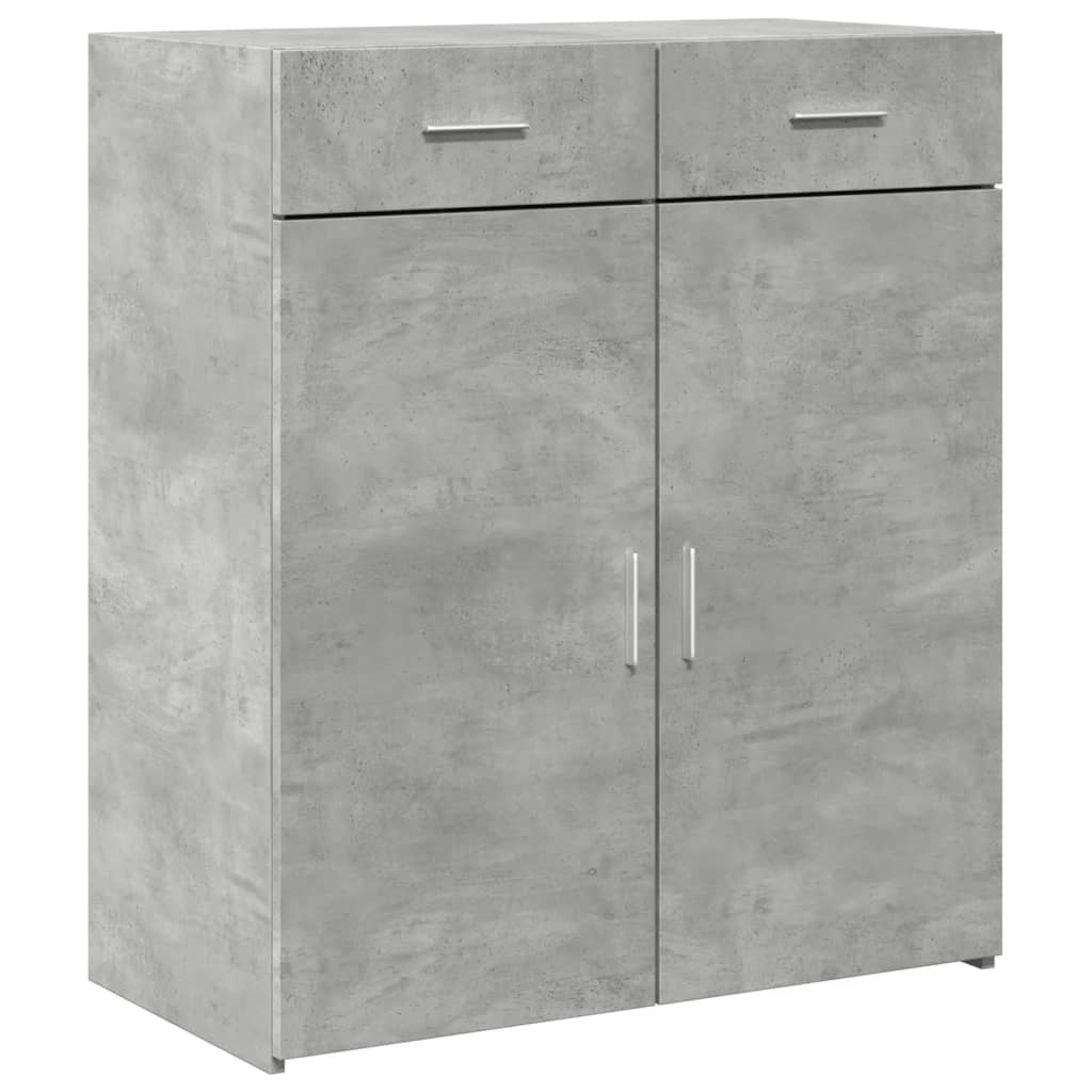 Skjenk betonggrå 80x42,5x93 cm konstruert tre