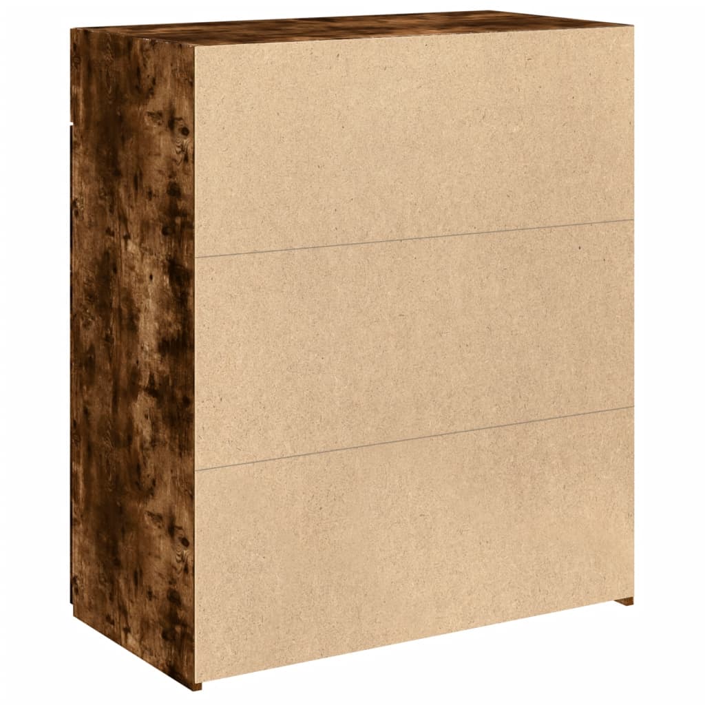 Skjenk røkt eik 80x42,5x93 cm konstruert tre