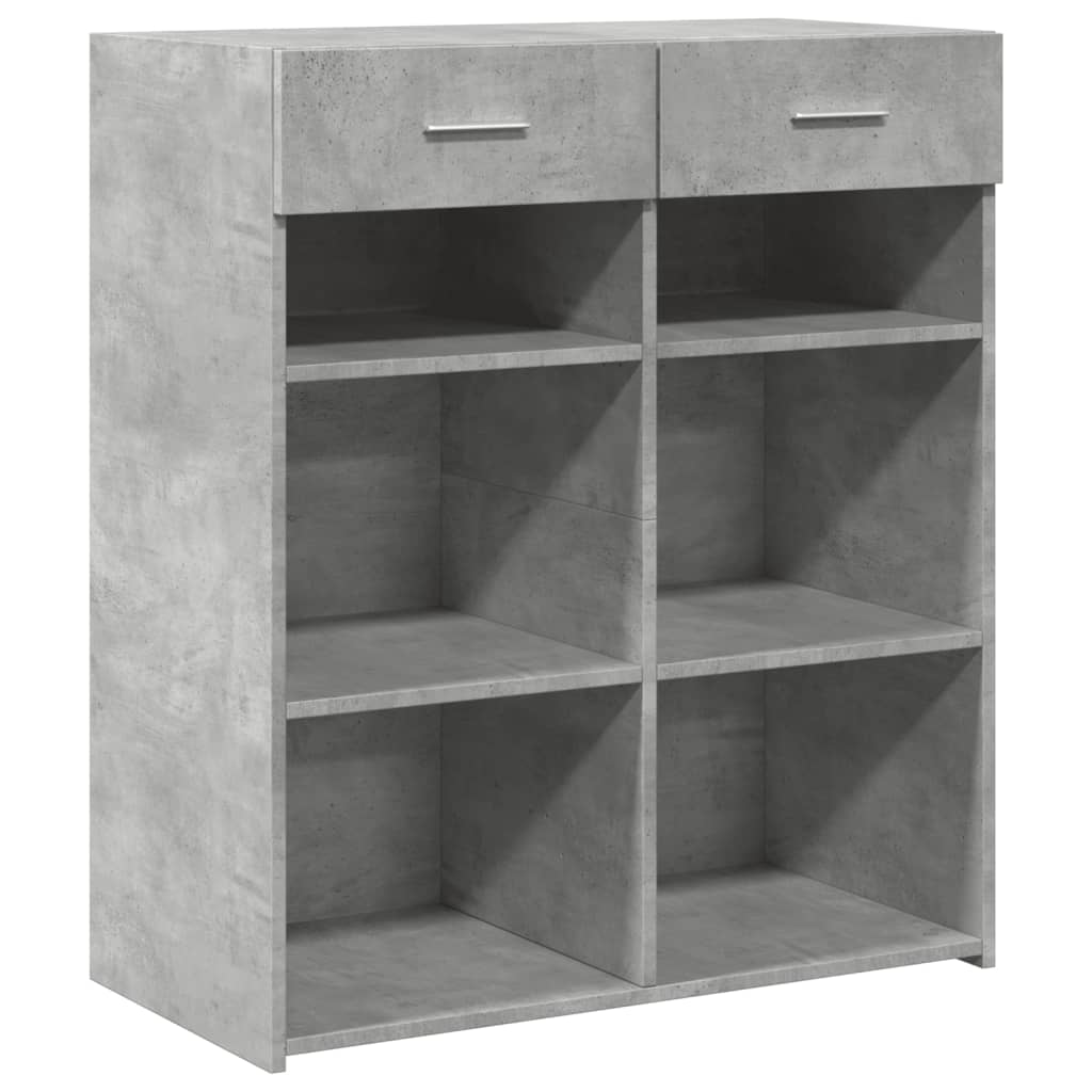 Skjenk betonggrå 80x42,5x93 cm konstruert tre
