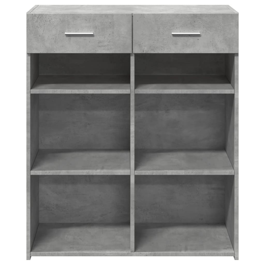 Skjenk betonggrå 80x42,5x93 cm konstruert tre