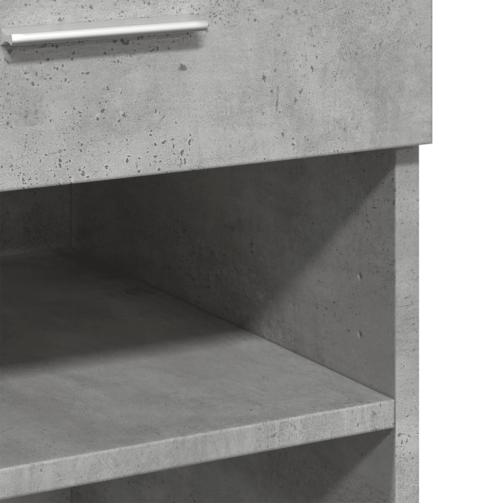Skjenk betonggrå 80x42,5x93 cm konstruert tre