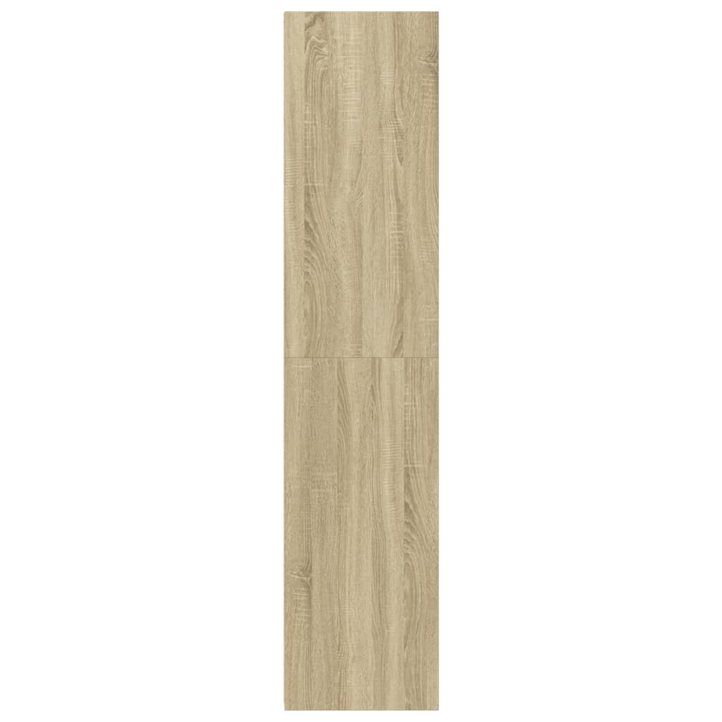 Highboard sonoma eik 40x41x185 cm konstruert tre