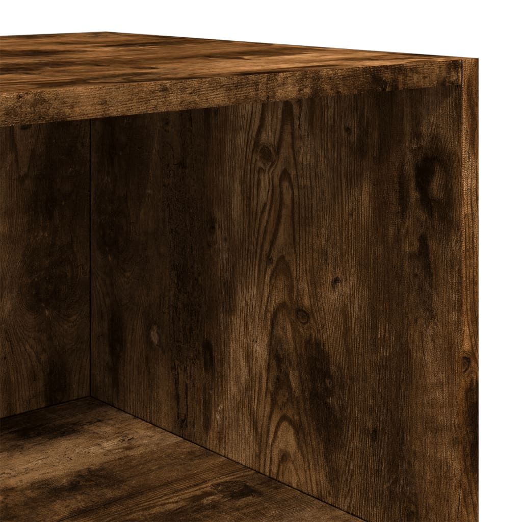 Highboard røkt eik 40x41x185 cm konstruert tre