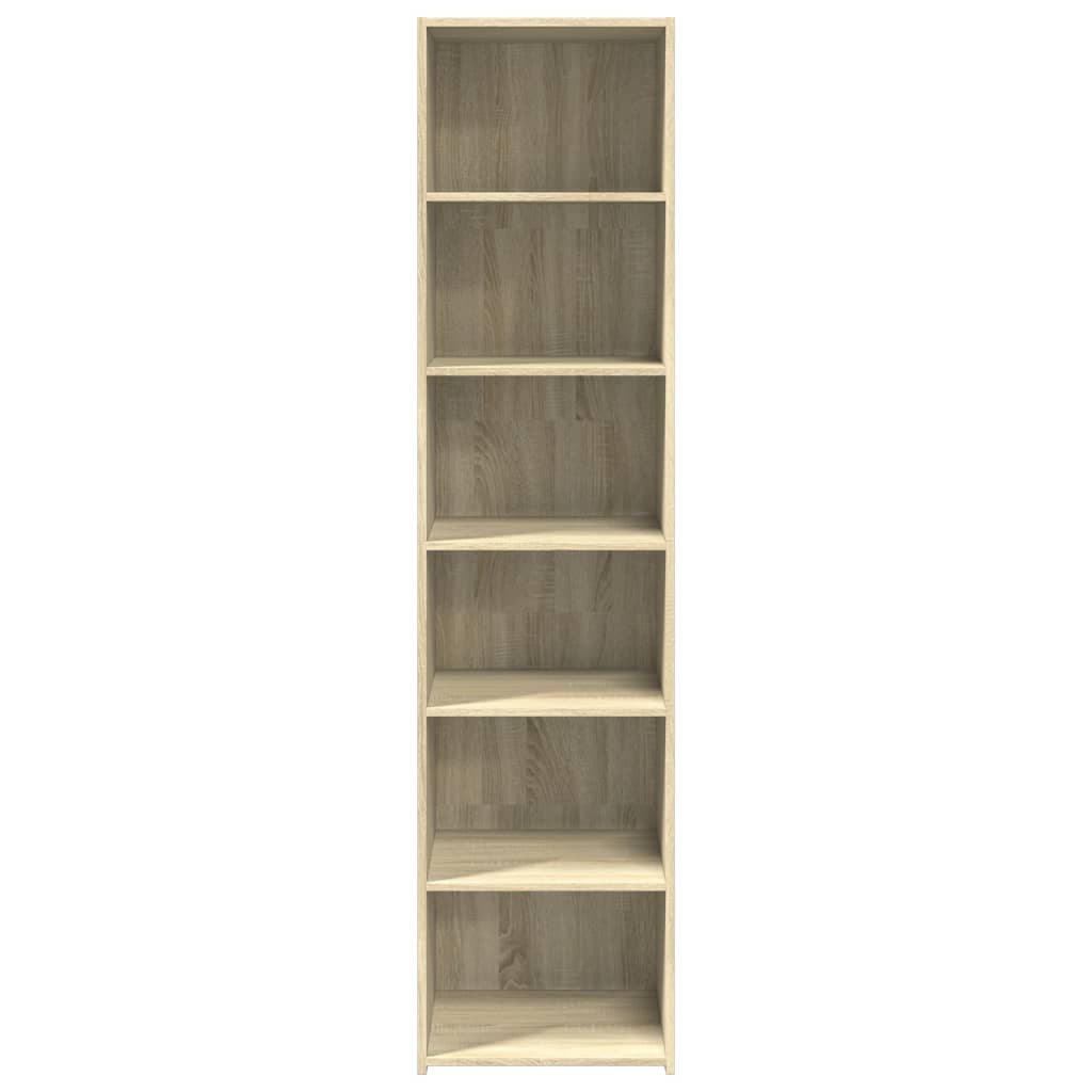 Highboard sonoma eik 45x41x185 cm konstruert tre