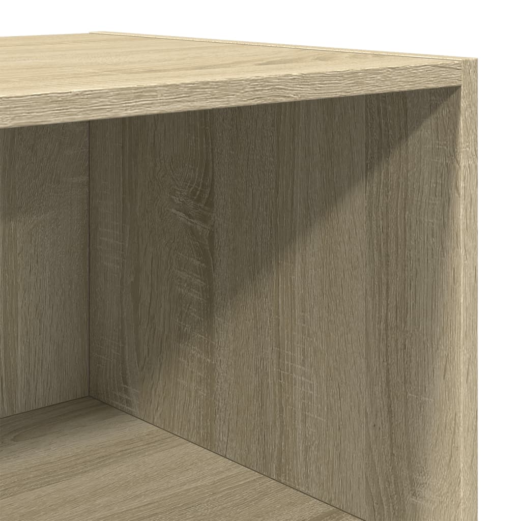 Highboard sonoma eik 45x41x185 cm konstruert tre