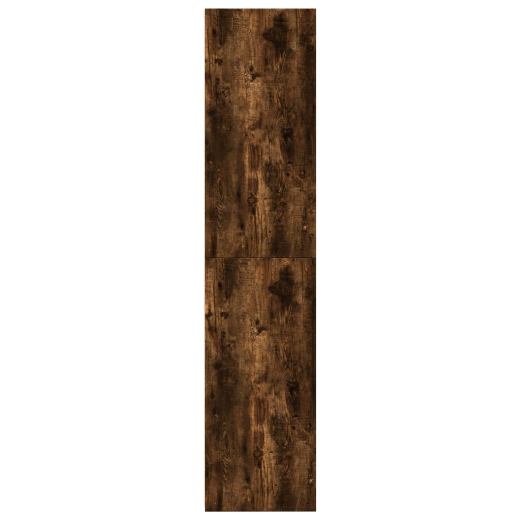 Highboard røkt eik 45x41x185 cm konstruert tre
