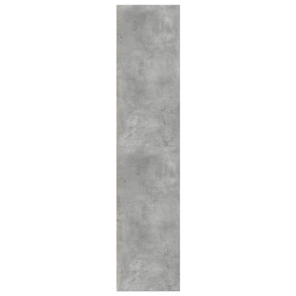 Highboard betonggrå 50x41x185 cm konstruert tre