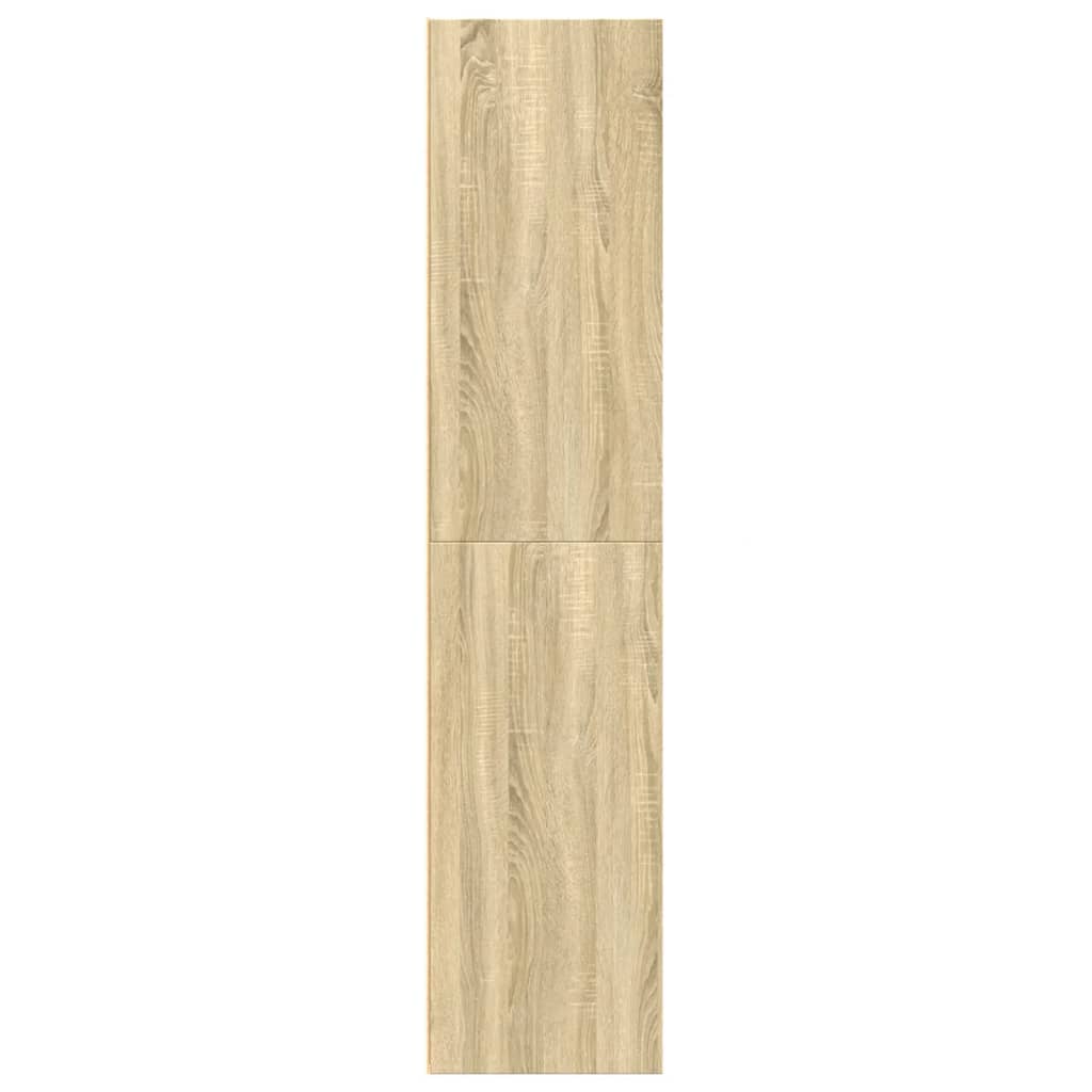 Hylle sonoma eik 70x41x185 cm konstruert tre