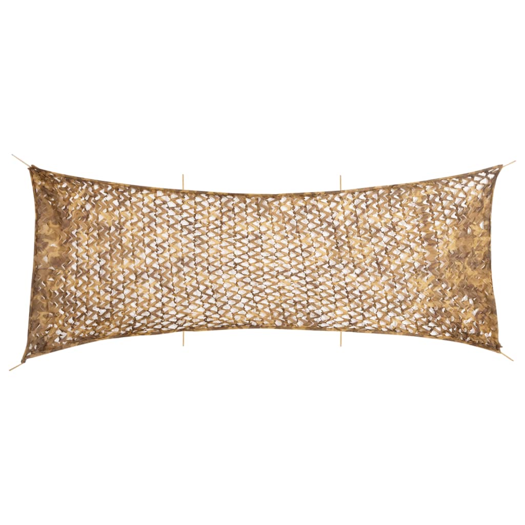 Kamuflasjenett med oppbevaringspose 623x203 cm sand