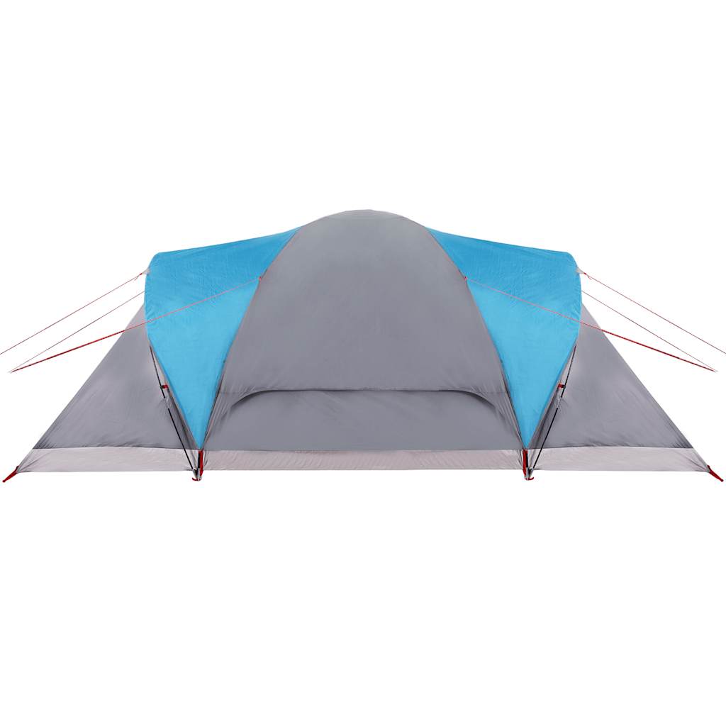 Kuppeltelt for camping 6 personer blå vanntett
