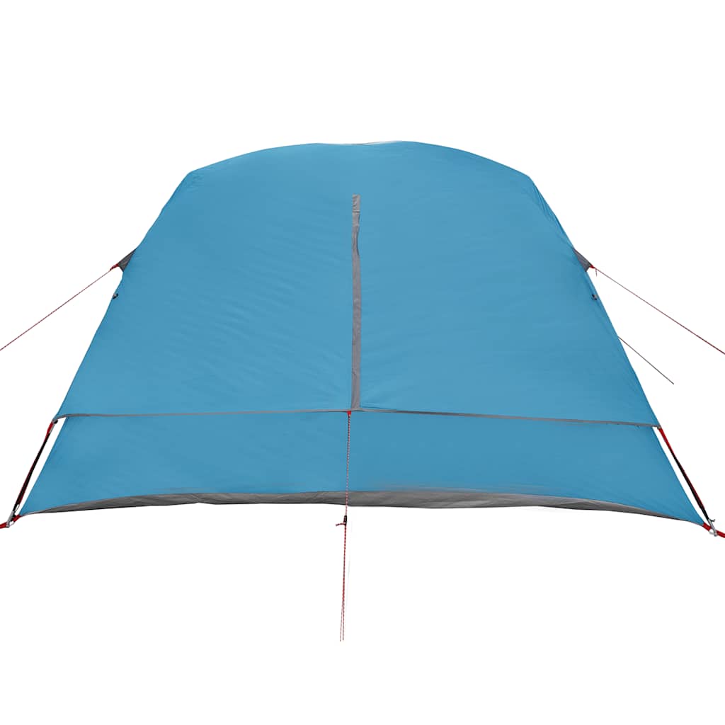 Campingtelt 4 personer blå vanntett