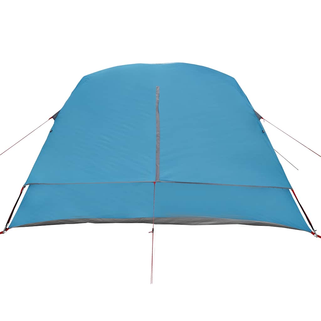 Campingtelt 6 personer blå vanntett