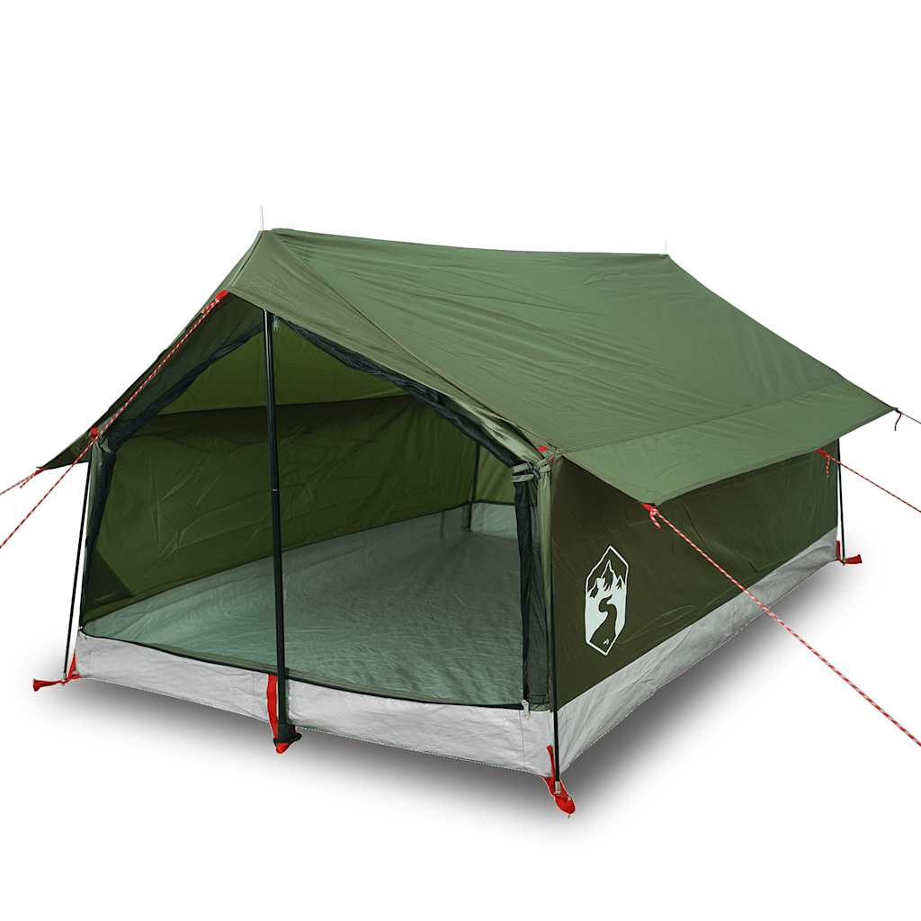 Campingtelt 2 personer olivengrønn vanntett vidaXL