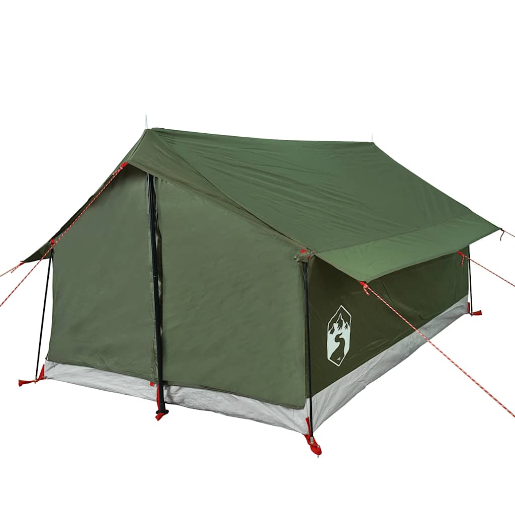 Campingtelt 2 personer olivengrønn vanntett vidaXL