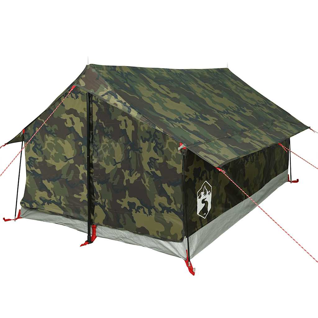 Campingtelt 2 personer kamuflasje vanntett vidaXL