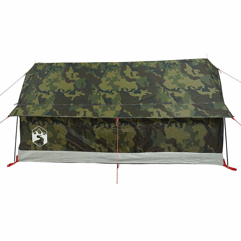 Campingtelt 2 personer kamuflasje vanntett vidaXL
