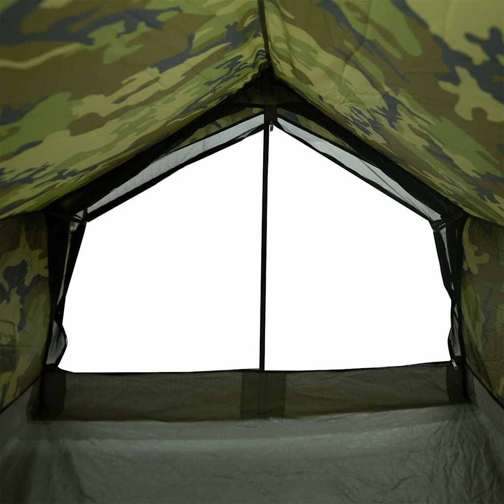 Campingtelt 2 personer kamuflasje vanntett vidaXL