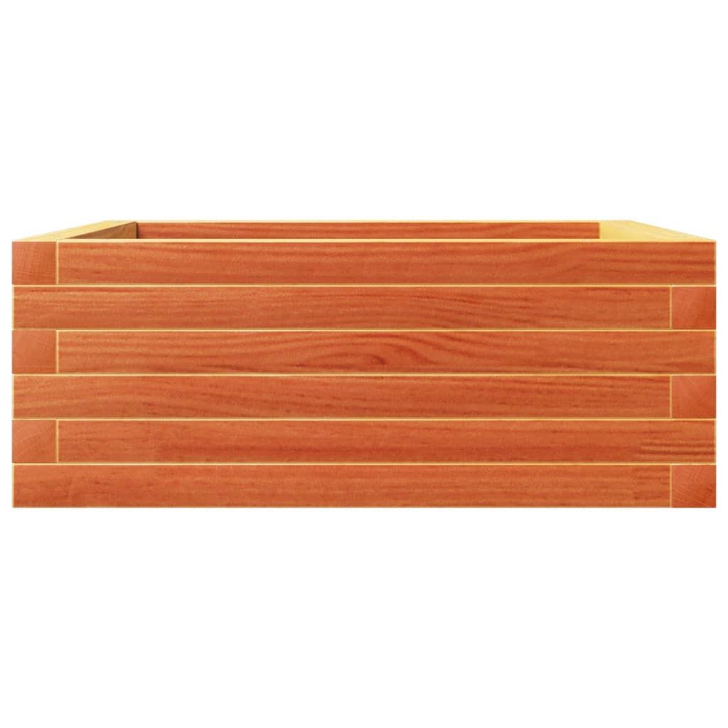 Plantekasse voksbrun 60x60x23 cm heltre furu