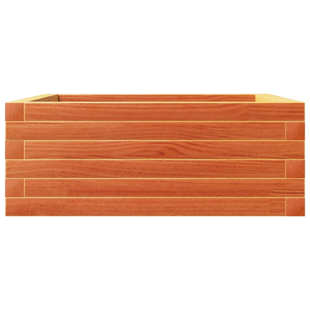 Plantekasse voksbrun 60x60x23 cm heltre furu