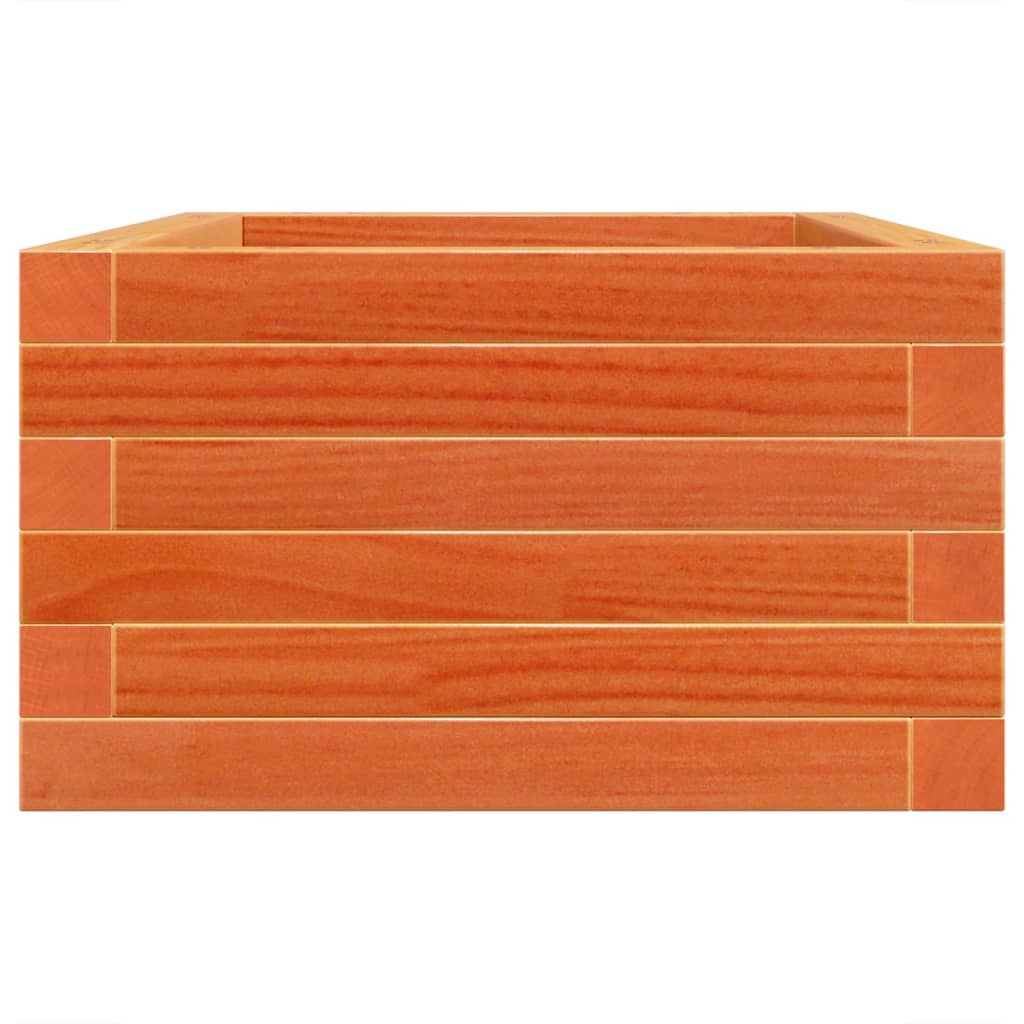 Plantekasse hvit 70x40x23 cm heltre furu