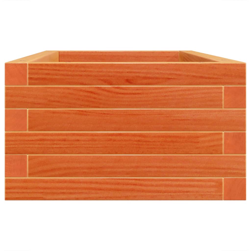 Hageplantekasse voksbrun 90x40x23 cm heltre furu
