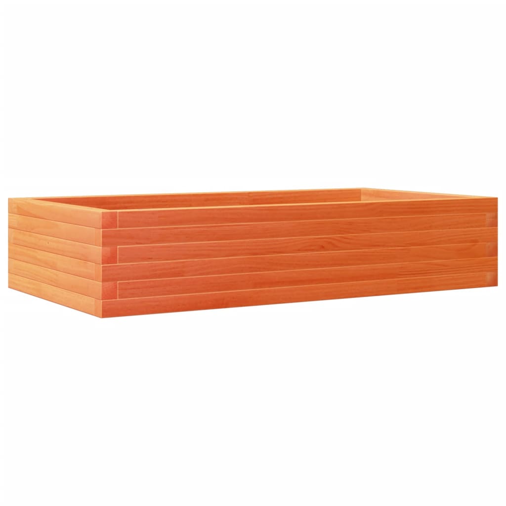 Plantekasse voksbrun 110x60x23 cm heltre furu