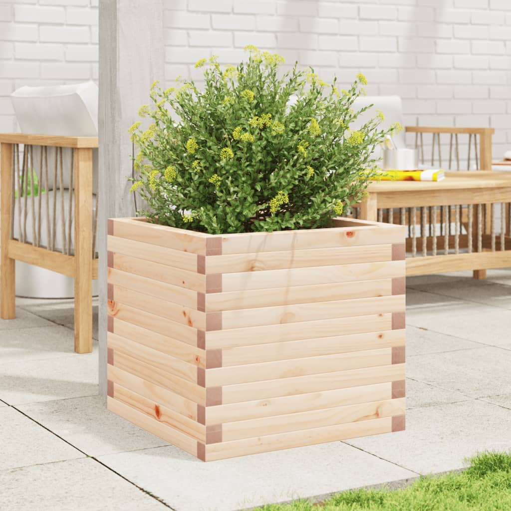 Plantekasse 50x50x45,5 cm heltre furu