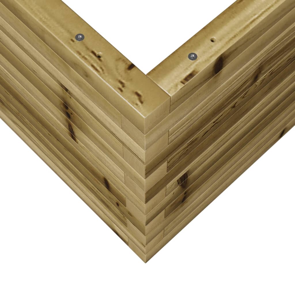 Plantekasse 50x50x45,5 cm impregnert furu