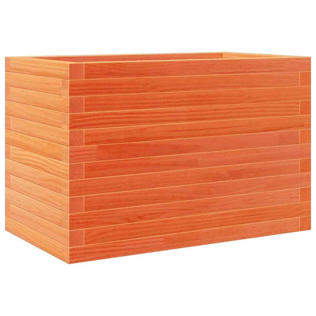 Plantekasse voksbrun 70x40x45,5 cm heltre furu