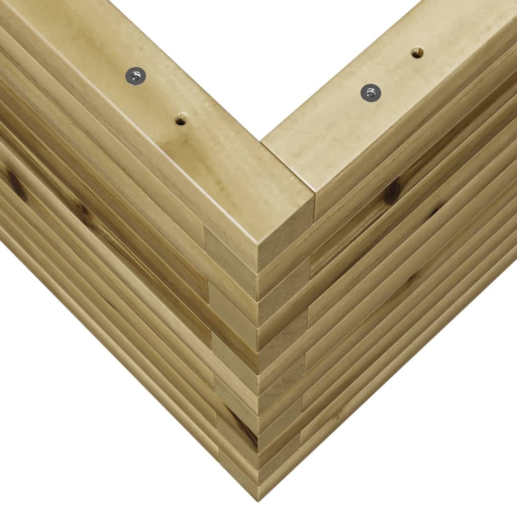 Plantekasse 70x40x45,5 cm impregnert furu