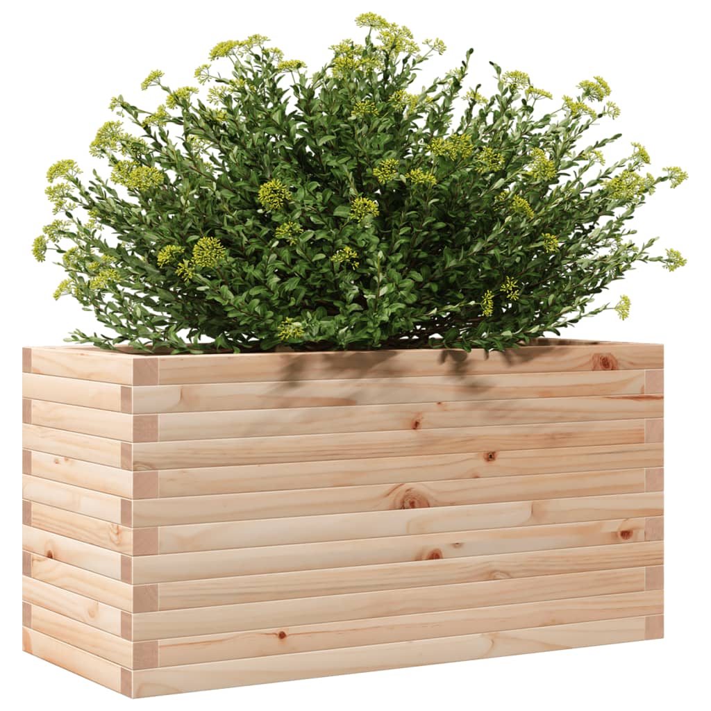 Plantekasse 90x40x45,5 cm heltre furu