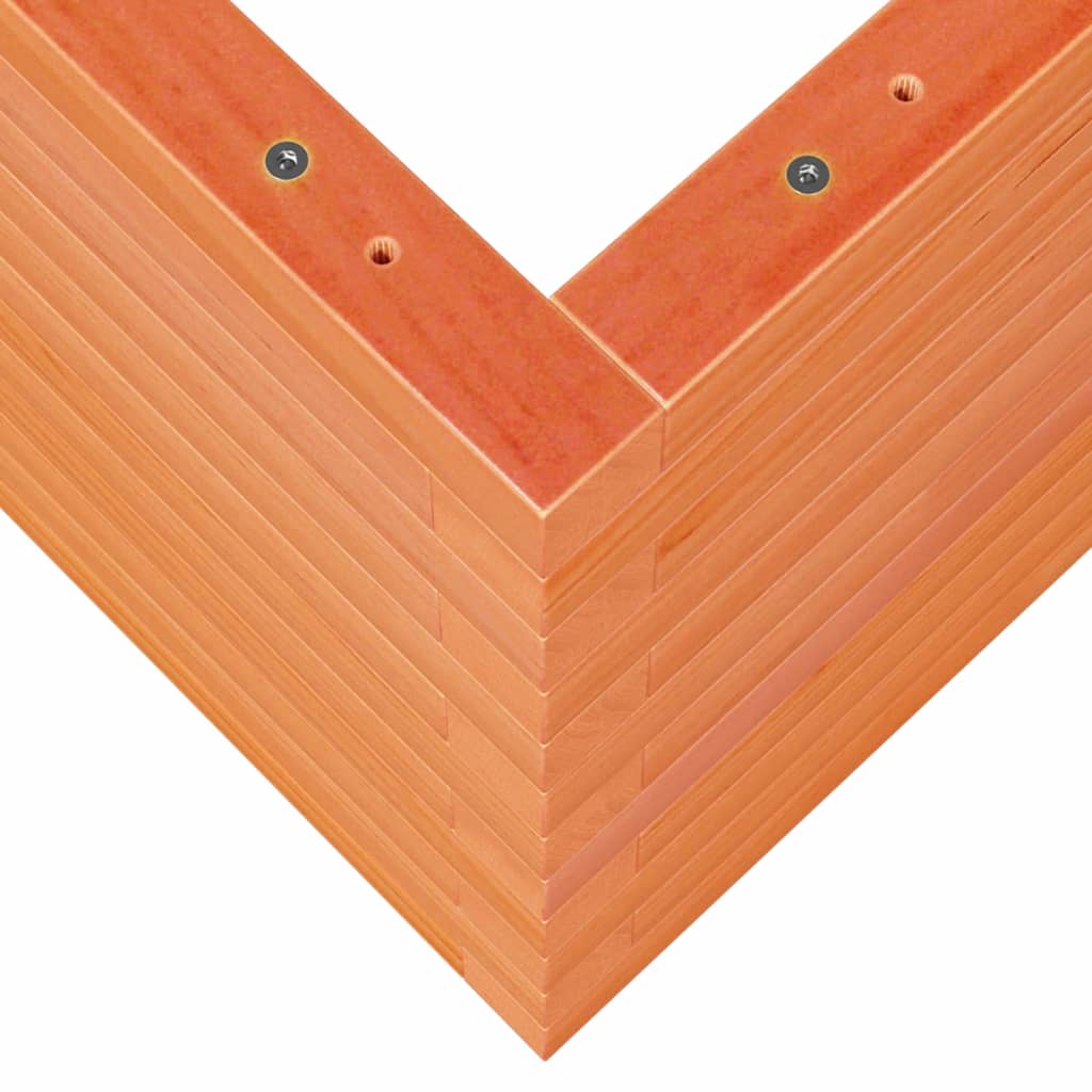 Plantekasse voksbrun 110x40x45,5 cm heltre furu