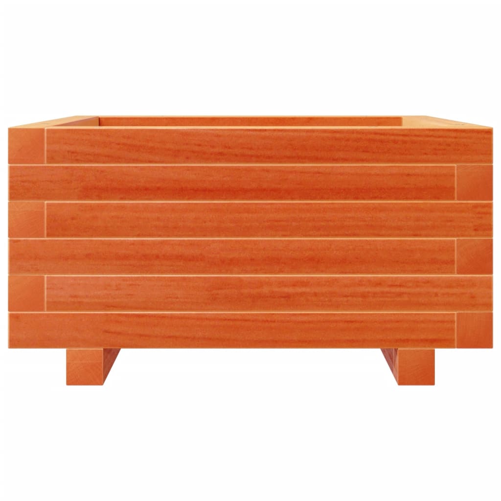 Plantekasse voksbrun 50x50x26,5 cm heltre furu