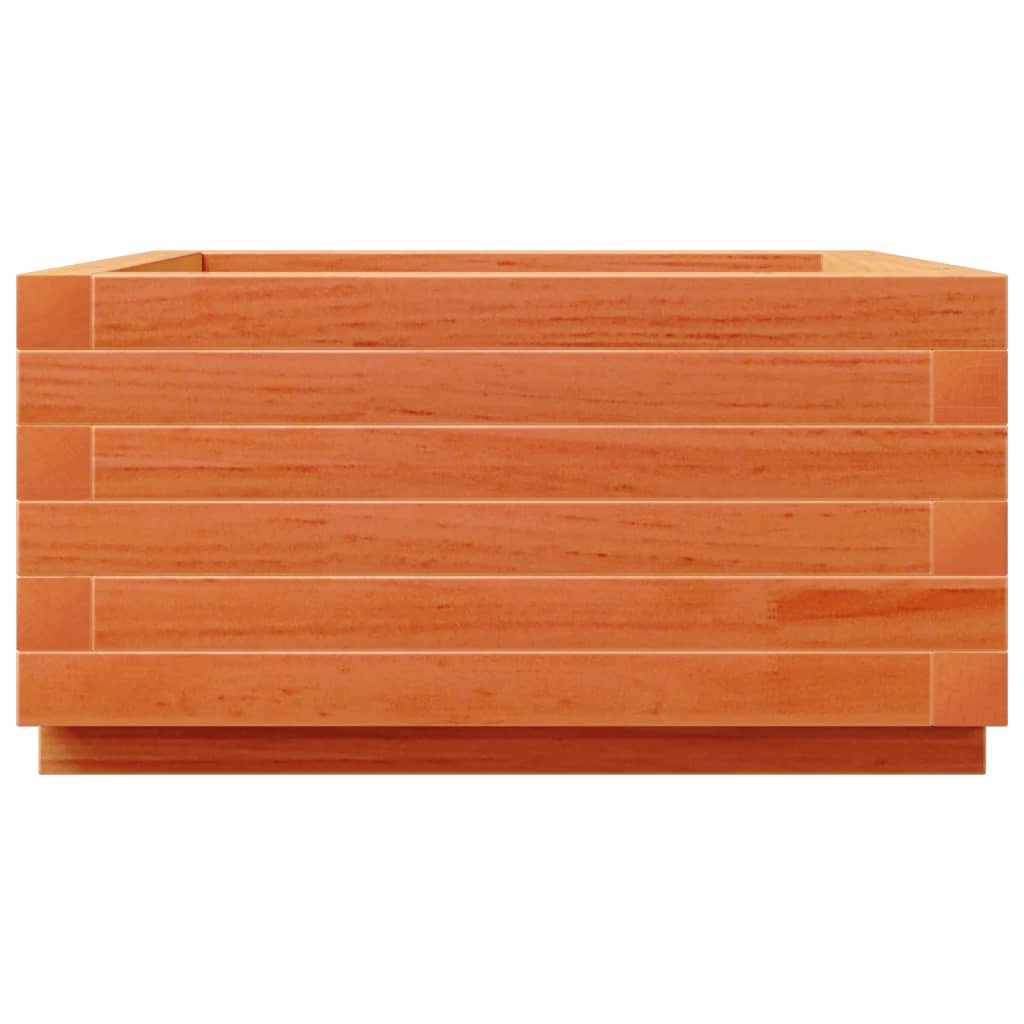 Plantekasse voksbrun 50x50x26,5 cm heltre furu