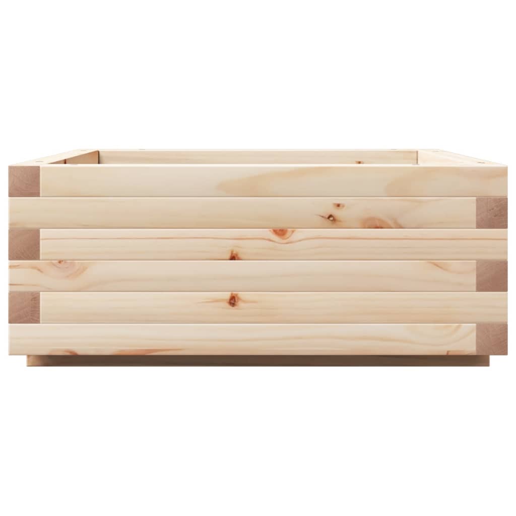 Plantekasse 60x60x26,5 cm heltre furu
