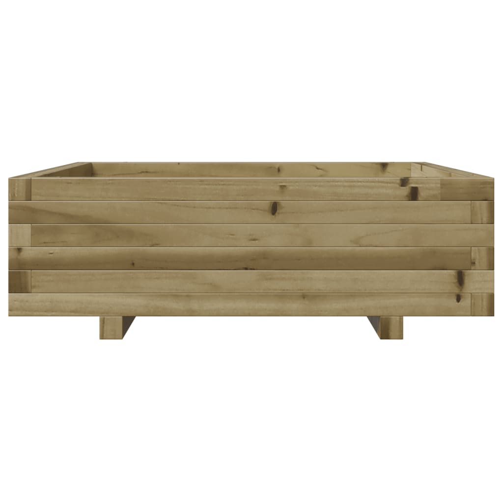 Plantekasse 80x80x26,5 cm impregnert furu