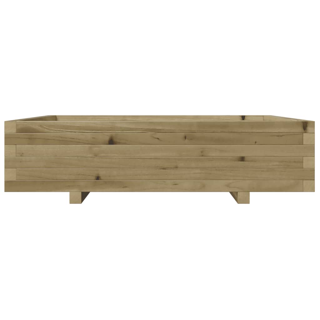 Plantekasse 100x100x26,5 cm impregnert furu