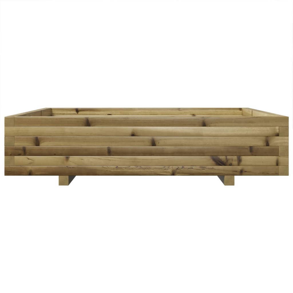 Plantekasse 110x110x26,5 cm impregnert furu