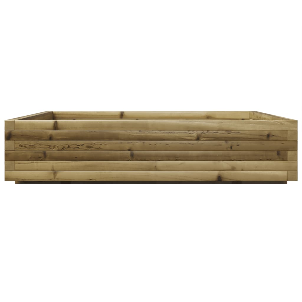Plantekasse 110x110x26,5 cm impregnert furu