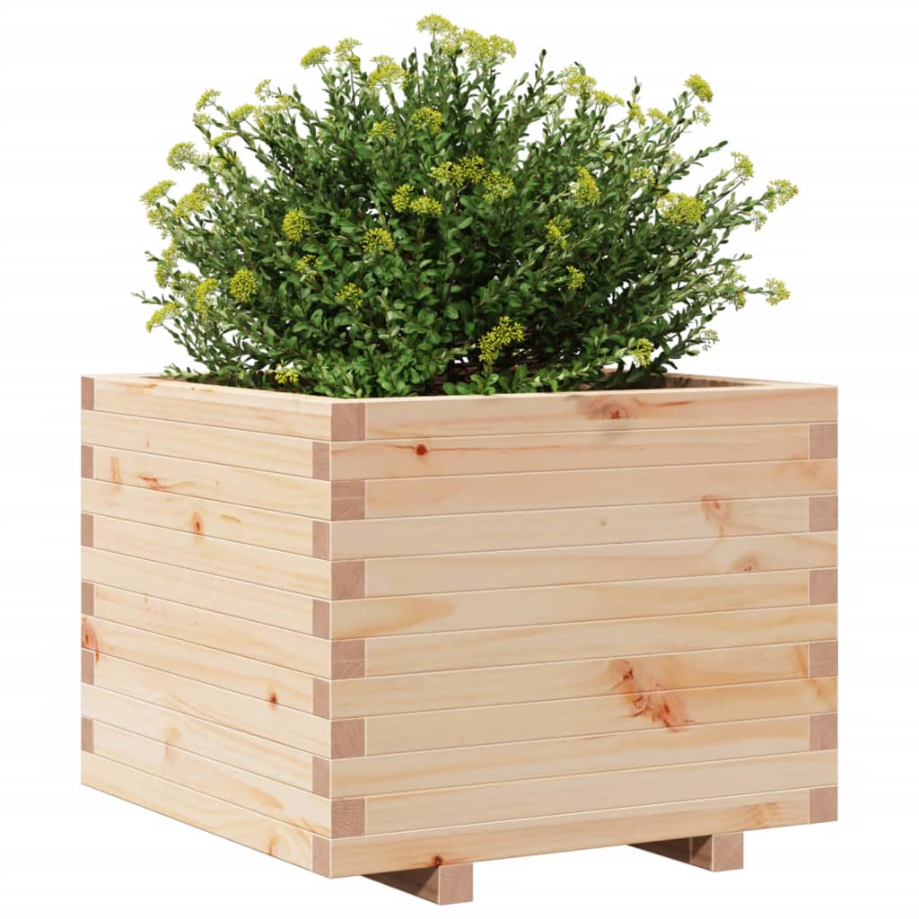 Plantekasse 60x60x49,5 cm heltre furu