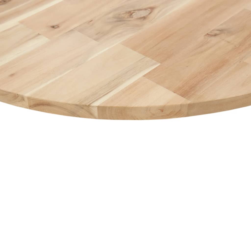 Bordplate rund Ø70x2 cm heltre akasie