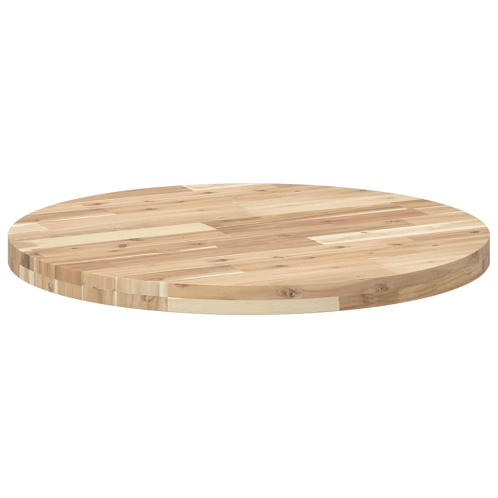 Bordplate rund Ø70x4 cm heltre akasie