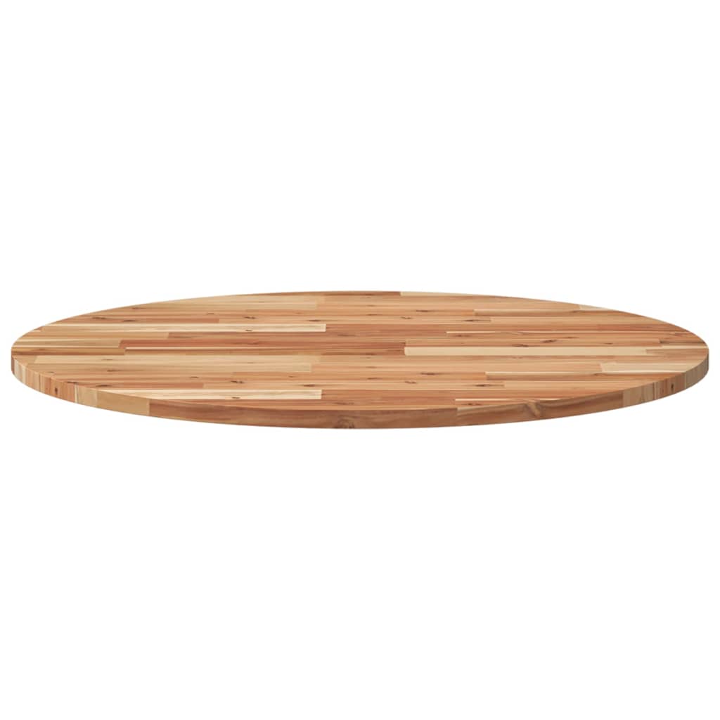 Bordplate rund Ø80x2 cm heltre akasie