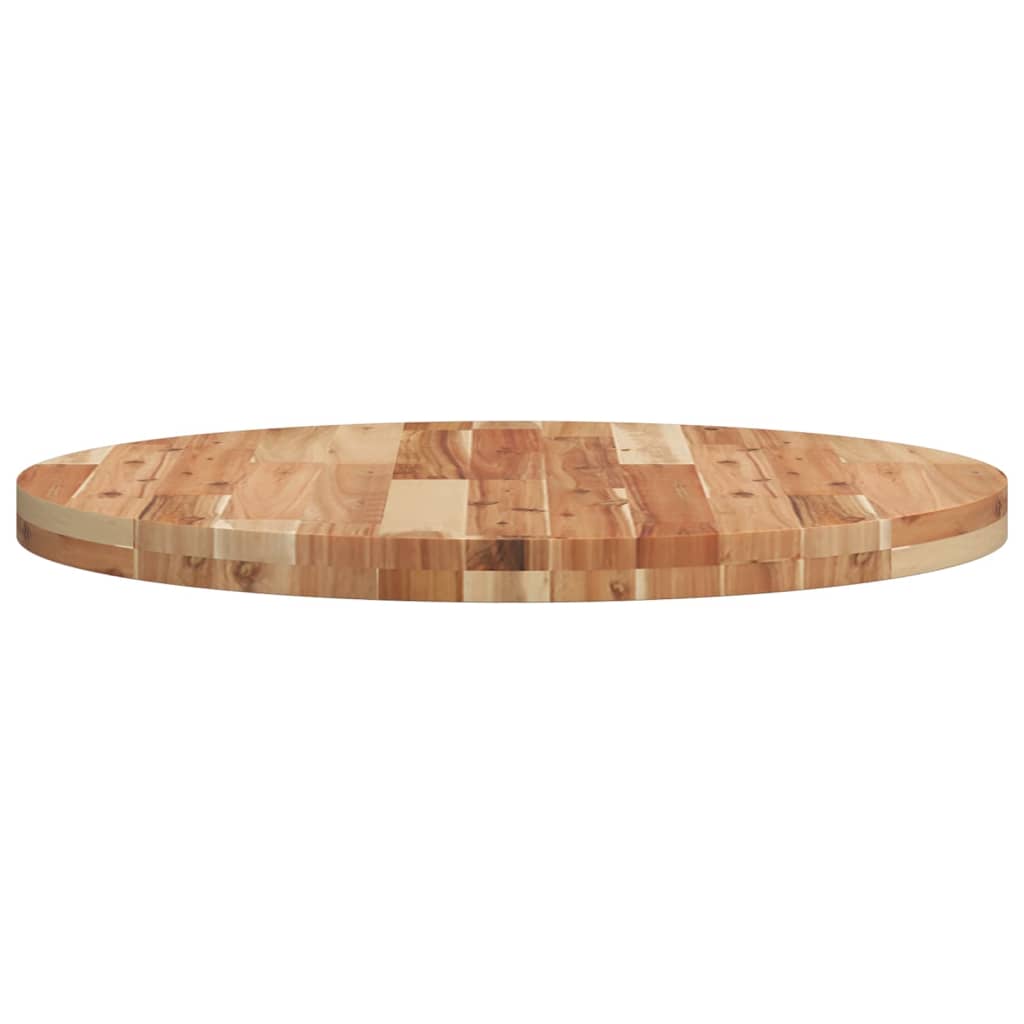 Bordplate rund Ø70x4 cm heltre akasie