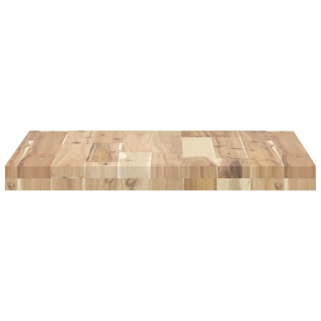 Bordplate firkantet 50x50x4 cm heltre akasie
