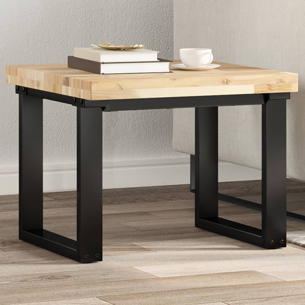 Bordplate firkantet 50x50x4 cm heltre akasie