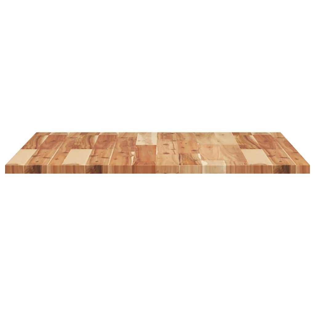 Bordplate firkantet 70x70x2 cm heltre akasie