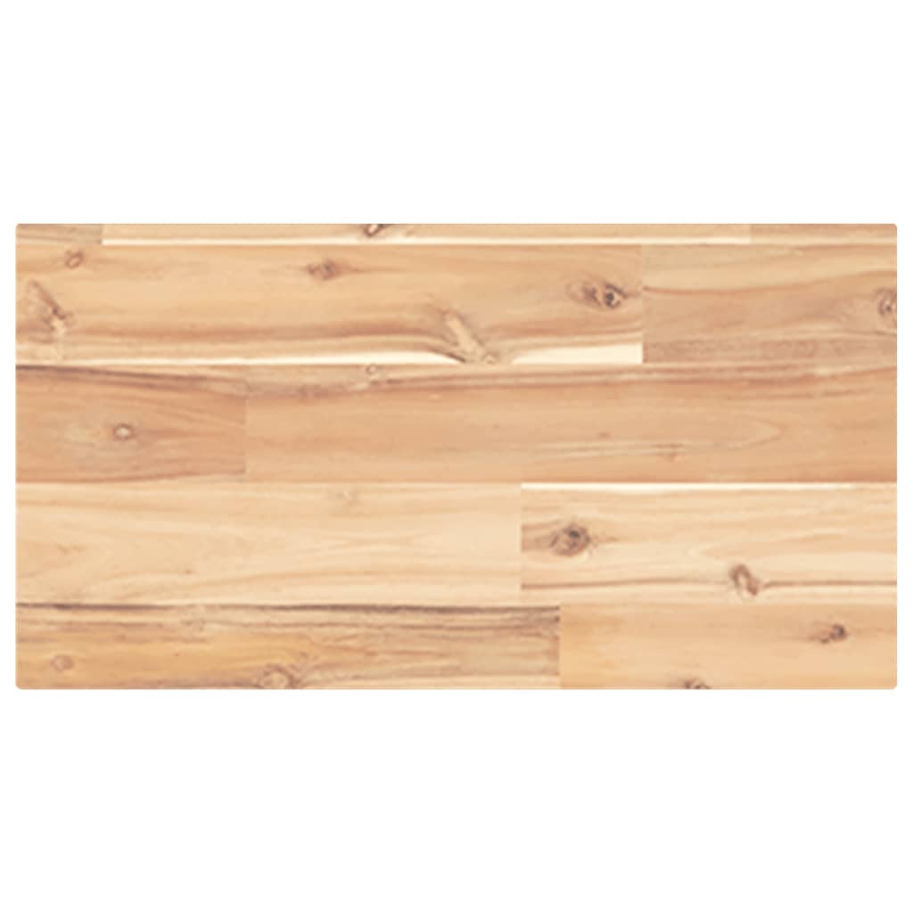 Bordplate 60x20x2 cm rektangulær heltre akasie