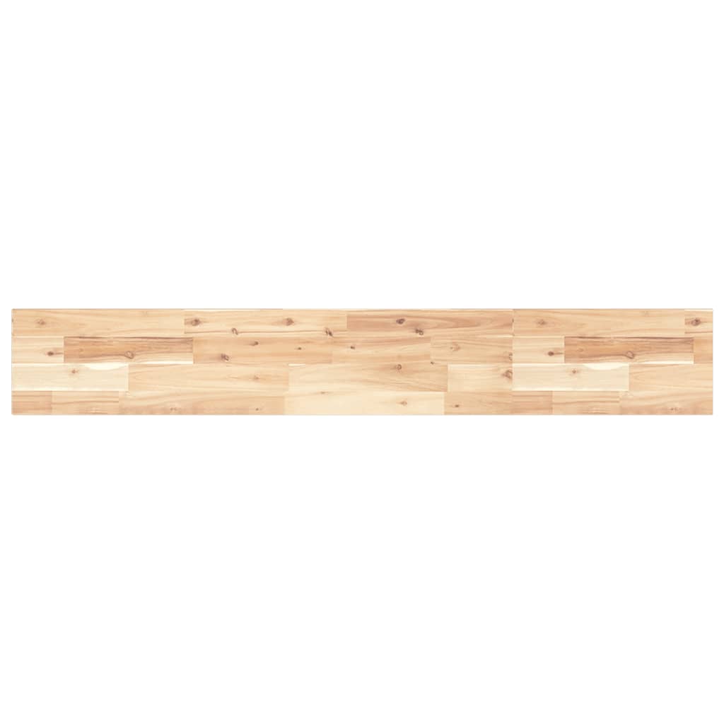 Bordplate 120x20x2 cm rektangulær heltre akasie