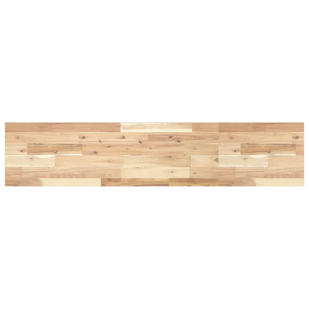 Bordplate 120x30x2 cm rektangulær heltre akasie